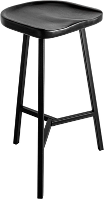 Табурет барный Stal-Massiv PopART-65 (черный/черный)