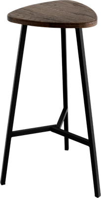 Табурет барный Stal-Massiv Delta-76 (мореный/черный)
