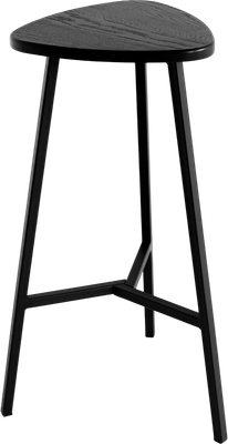 Табурет барный Stal-Massiv Delta-76 (черный/черный)