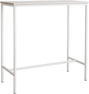 Барный стол Stal-Massiv LT-108 (дуб беленый/белый)