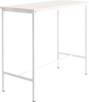 Барный стол Stal-Massiv LT-95 (дуб беленый/белый)