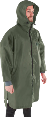 Пончо для охоты и рыбалки BTrace Rain Zipper / V0631-XXL-KH (р.52-56, хаки)