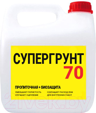 Грунтовка Super Decor Супергрунт 70 под резиновую краску (5кг)