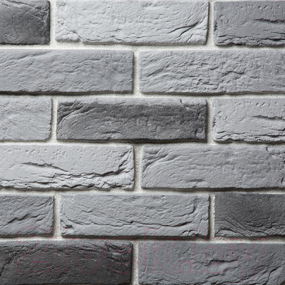 Декоративный камень гипсовый Petra Женева А04.30 (светло-серый/серый)