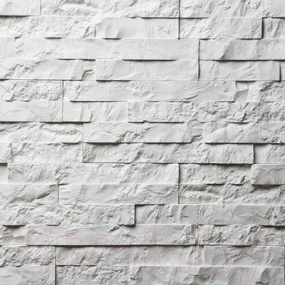 Декоративный камень гипсовый Petra Шанхай А14 (белый)