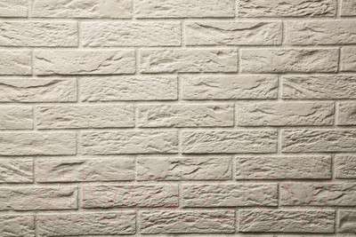 Декоративный камень бетонный Petra Туринский кирпич 12П0 (белый)