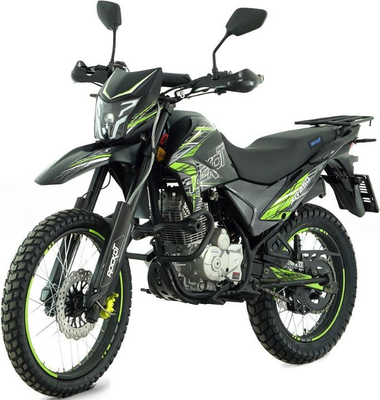 Мотоцикл Rockot XR250 21/18 ЭПТС (черный/зеленый)