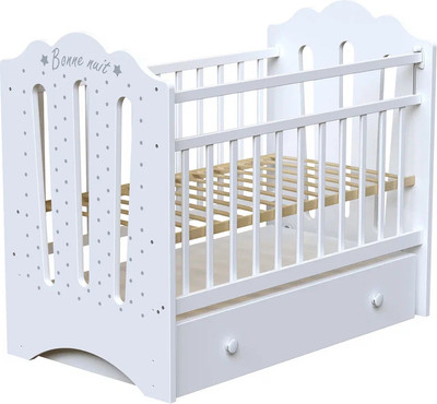 Детская кроватка VDK Bonne с матрасом Сонная сказка Лежебока