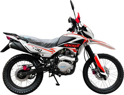 Мотоцикл Rockot ZR250 21/18 ЭПТС (белый/красный)