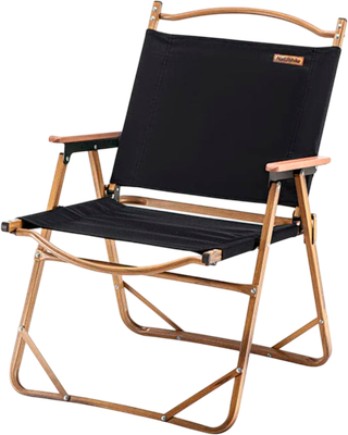 Кресло складное Naturehike MW02 / NH19Y002-D-BLL (черный, увеличенное)