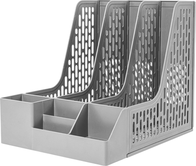 Органайзер настольный Deli E9847 (серый)