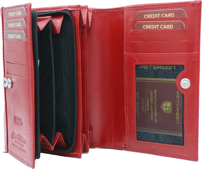 Портмоне Peterson PTN D15-NGV-7551 (красный)