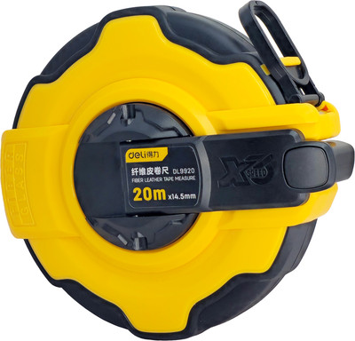 Рулетка Deli DL9920 (желтый/черный)