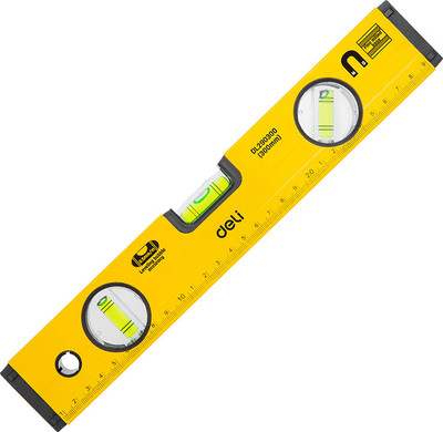 Уровень строительный Deli Пузырьковый / EDL290300 (300мм)