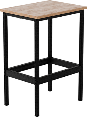 Табурет барный Gutta 65x46x34 (эвок/черный)