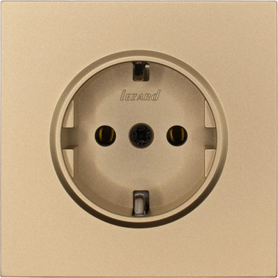 Розетка Lezard Zima 704-3688-122BQC (золото)
