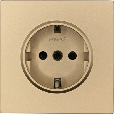Розетка Lezard Zima 704-3688-124BQC (золото)