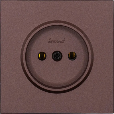 Розетка Lezard Zima 704-7388-121BQC (шоколад)