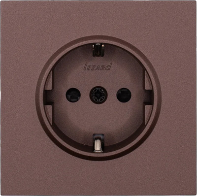Розетка Lezard Zima 704-7388-124BQC (шоколад)