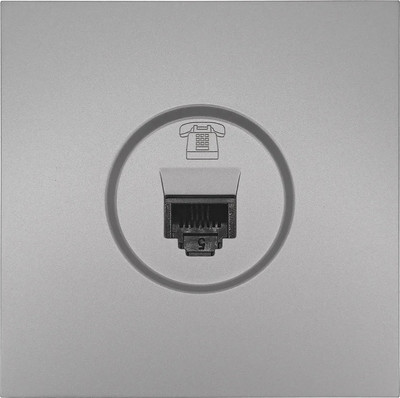 Розетка Lezard Zima 704-7488-137 (серый матовый)