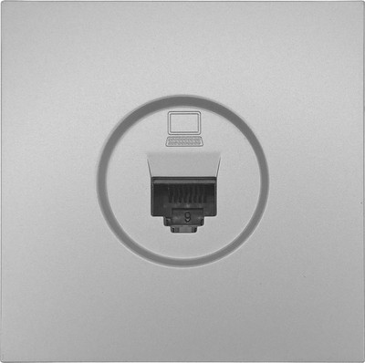 Розетка Lezard Zima 704-7488-139 (серый матовый)