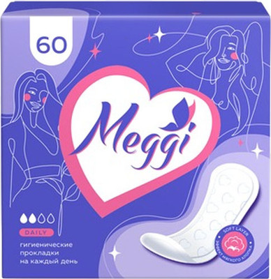 Прокладки ежедневные Meggi Panty Soft (60шт)
