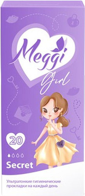 Прокладки ежедневные Meggi Girl Secret (20шт)