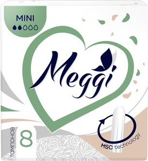 Тампоны гигиенические Meggi Mini New (8шт)
