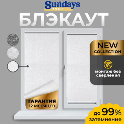 Рулонная штора Sundays Home LM 97-11 72х160 (белый)