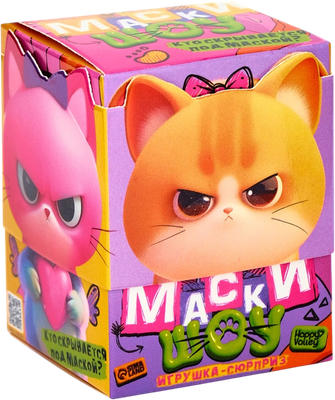 Игрушка-сюрприз Happy Valley Маски-шоу. Зверята в масках с наклейками / 10779025