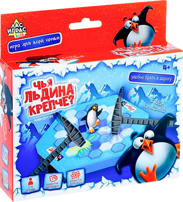 Настольная игра Лас Играс Kids. Чья льдина крепче? Мини ZD-001 / 3090421