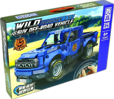 Конструктор управляемый Zhe Gao Гоночный пикап Goshawk-C50 / GZ6231