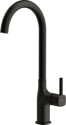 Смеситель Cersanit Elio однорычажный / 68261 (черный)