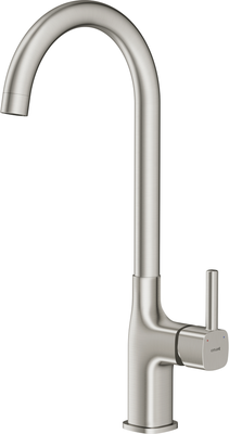 Смеситель Cersanit Elio однорычажный / 68260 (сатин)