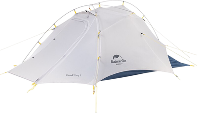 Палатка Naturehike Cloud Up-Wing Si / NH19ZP083-2-2WDGRBL (серый/синий)