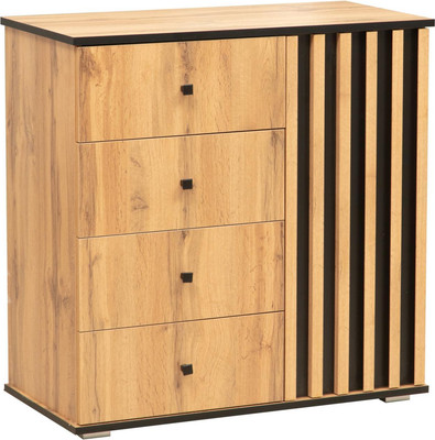 Тумба Олмеко Либерти 51.05 опора 20мм (дуб вотан/черный)