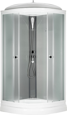 Душевая кабина Saniteco SNT-86 90х90 (серый/матовое стекло)