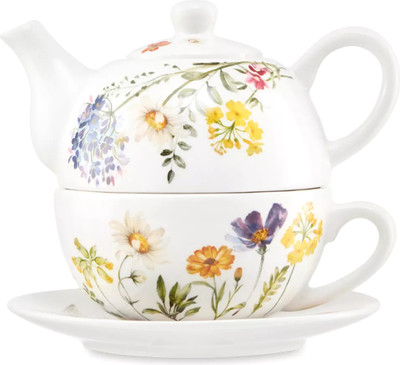 Чайный набор Decor de table Эгоист Полевые цветы / CL-FS00563J (белый)