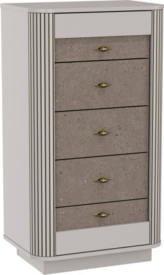 Комод Олмеко Фантазия 34.12 (кашемир/дуо/белый)