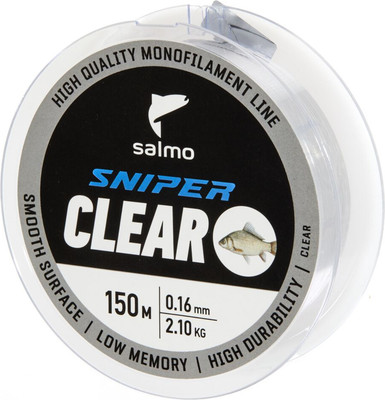 Леска монофильная Salmo Sniper Crucian Clear 150/016 / 4018-016