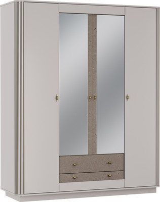 Шкаф Олмеко Фантазия 34.01 (кашемир/дуо/белый)