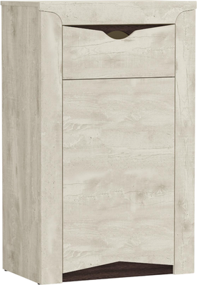 Тумба Олмеко Лючия 33.20 (бетон пайн белый/венге/белый)