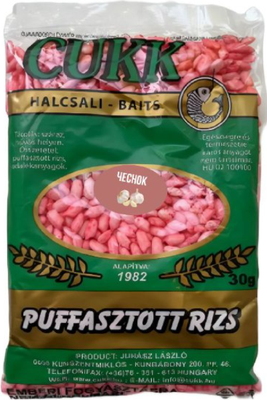 Насадка рыболовная CUKK Рис воздушный Чеснок / 16801 (30г, светло-розовый)