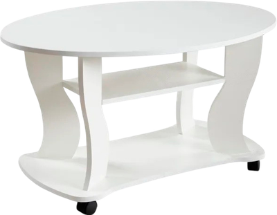 Журнальный столик Олмеко Сатурн - М 05 (белый)