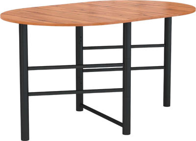 Стол-книга Олмеко Октава 42.41 (дуб вотан/черный)