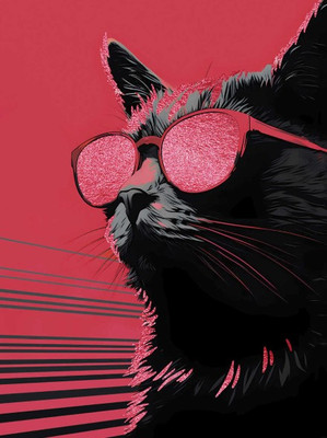 Картина по номерам Феникс+ Кот в очках / 70182