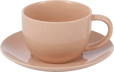 Чашка с блюдцем Gipfel Alesan 52247 (бежевый)