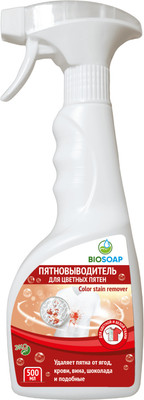 Пятновыводитель BIOSOAP Color Stain Remover для цветных пятен (500мл)