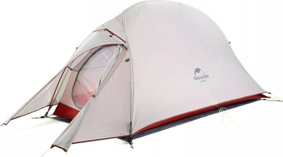 Палатка Naturehike Cloud Up Si / NH18T010-T-DLG (серый/красный)