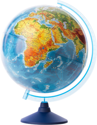 Глобус Globen Земли физический Ве013200262 (с подсветкой)